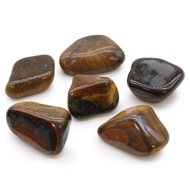 Large African Tumble Stones - Tigers Eye - Varigated product image