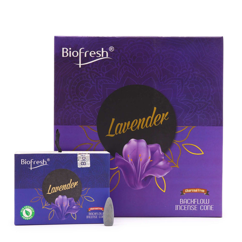 Biofresh Backflow Incense Cones - Lavender product image