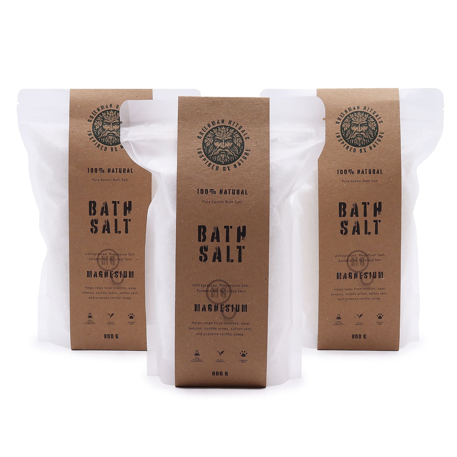 Greenman Rituals Magnesium Epsom Bath Salt – Pure Formula product image