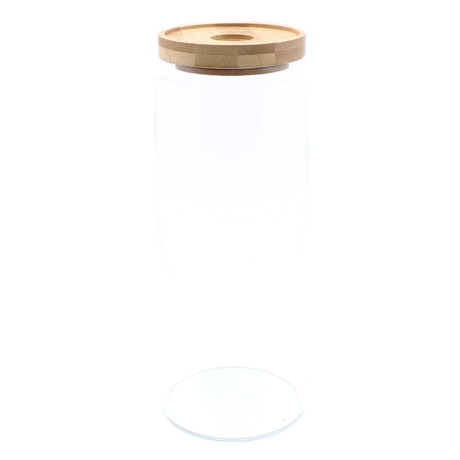 Cottage Bamboo Glass Jar - 25cm product image