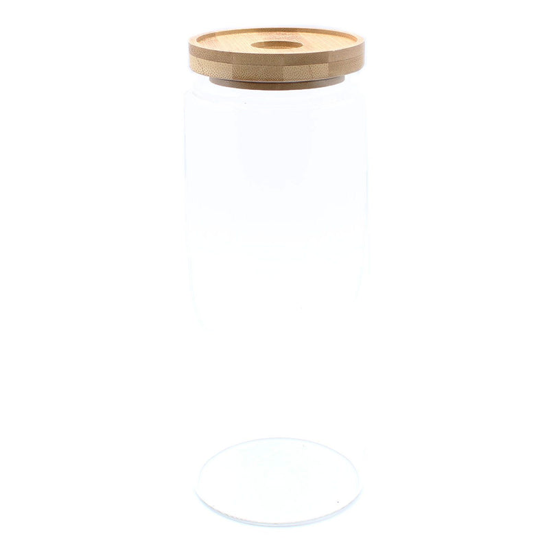 Cottage Bamboo Glass Jar - 25cm product image