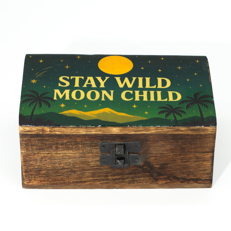 Medium Enamelled Box - Stay Wild Moon Child product image