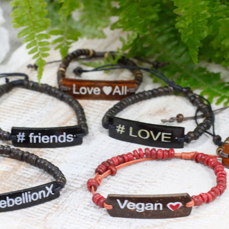Coco Slogan Bracelets - Vegan product image