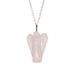 Gemstone Guardian Angel Pendant - Rose Quartz product image