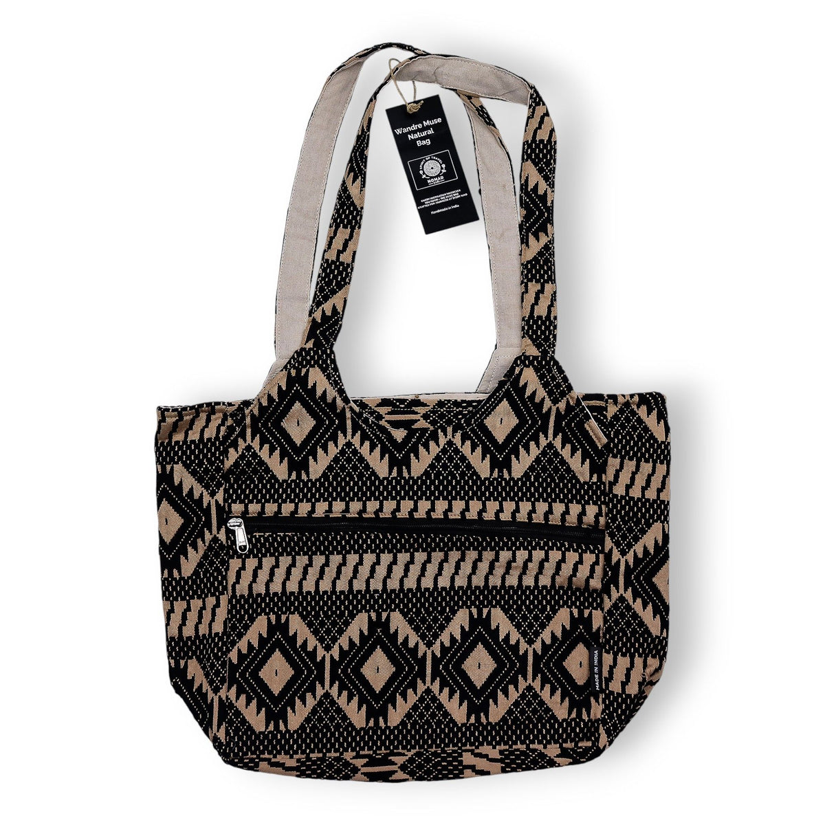 Nomad Sari Jacquard Natural Wander Muse Bags - Desert Loom product image 2