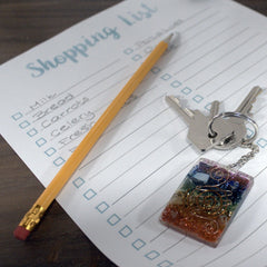 Orgonite Power Keyring - Octagon Flower of Life product image 2