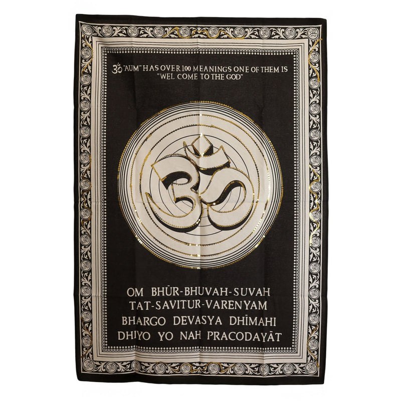 Cotton Wall Art (70x110cm) - Om - Welcome to the God product image
