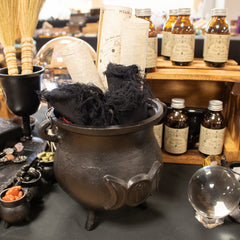 Extra Huge Cast Iron Cauldron with Triple Moon 23x18cm (at least 4kg) product image 2