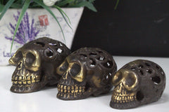 Vintage Brass Skull - Small product image 4