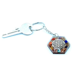 Orgonite Power Keyring - Octagon Flower of Life product image 4