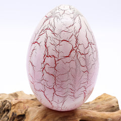 DriftGlow Lamp Crackle Fire Egg Shade - Orange product image 6