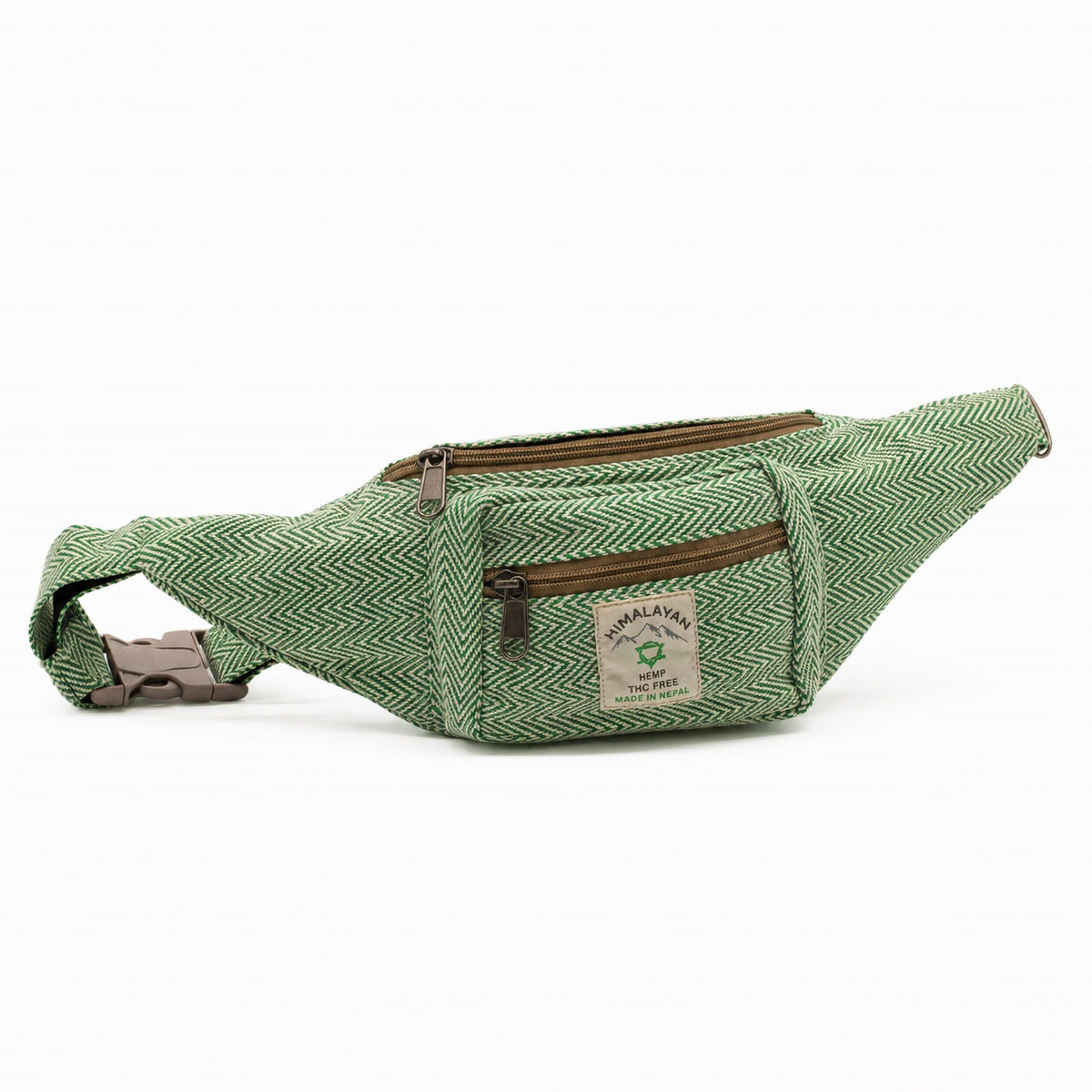 Cotton Hemp Style Belt (or Fanny) Bag - Sage - product image 4