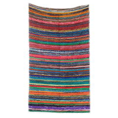 155 x 90cm Luxury Rag Rug - Natural product image 3