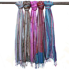 Indian Boho Scarves - 22x72cm - Random Blues product image