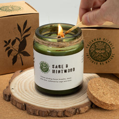 Greenman Woodwick Soy Candle - Fig & Cassis product image 6
