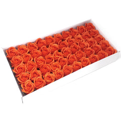 Craft Soap Flowers - Med Rose - Sunset Orange product image 2