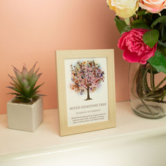 Gemstone Picture - Tree of Life - Multi (20x14.7x1cm) product image 4