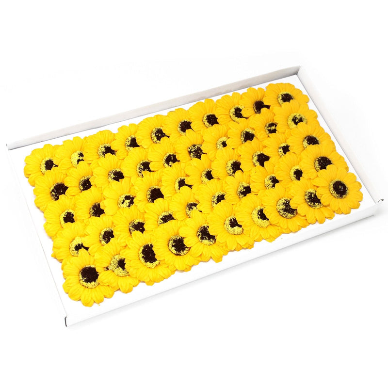 Craft Soap Flowers - Sml Sunflower - Yellow product image