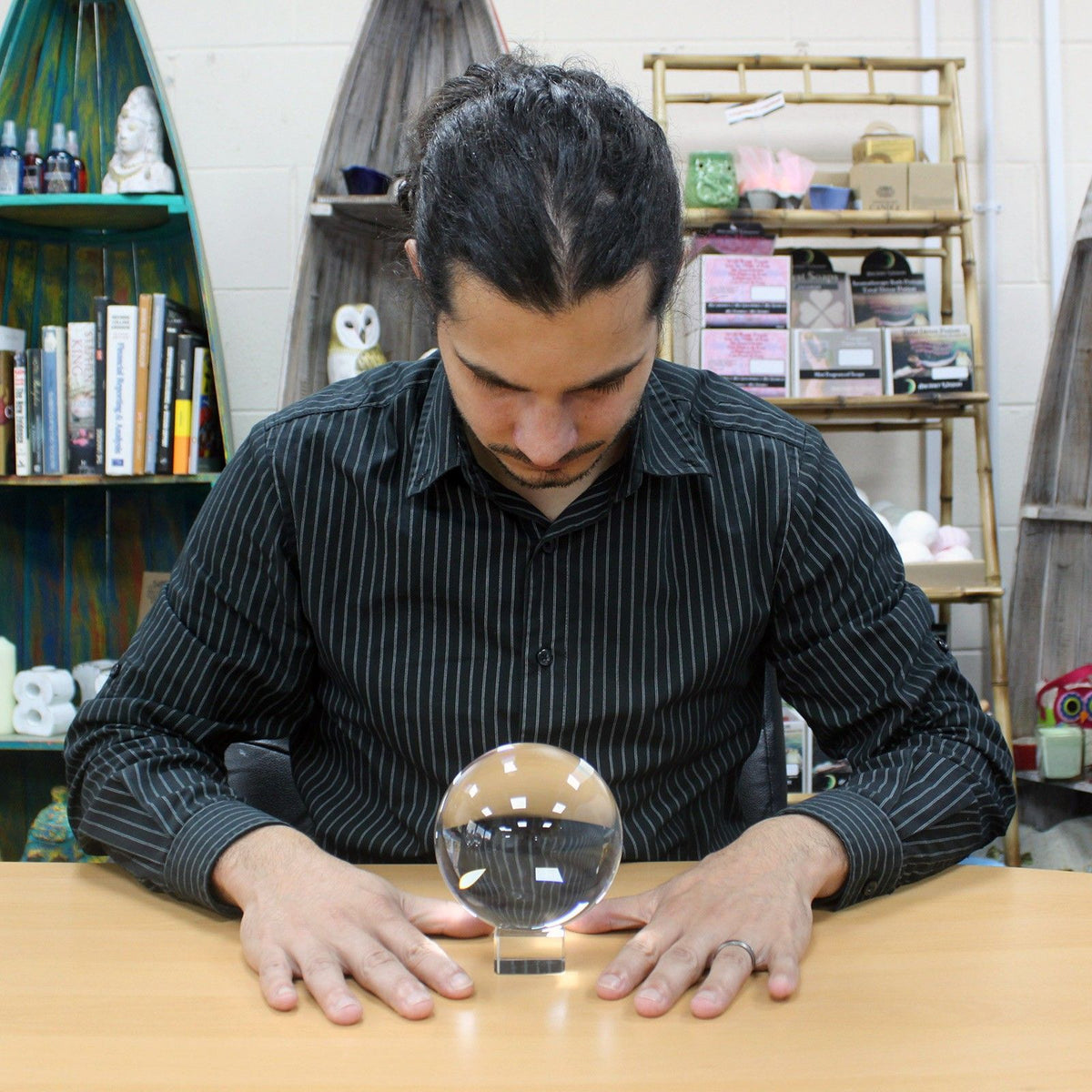 Crystal Ball on Stand 110mm - product image 3