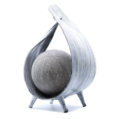 Natural Coconut Lamp - Greywash Wrapover product image