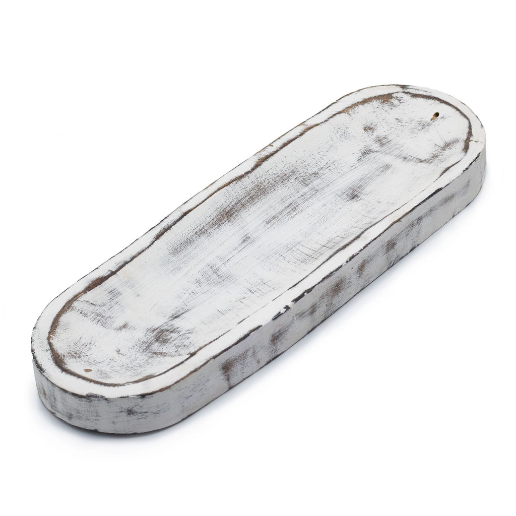 Large Incense Tray 30x10cm - Classic Whitewash product image 2