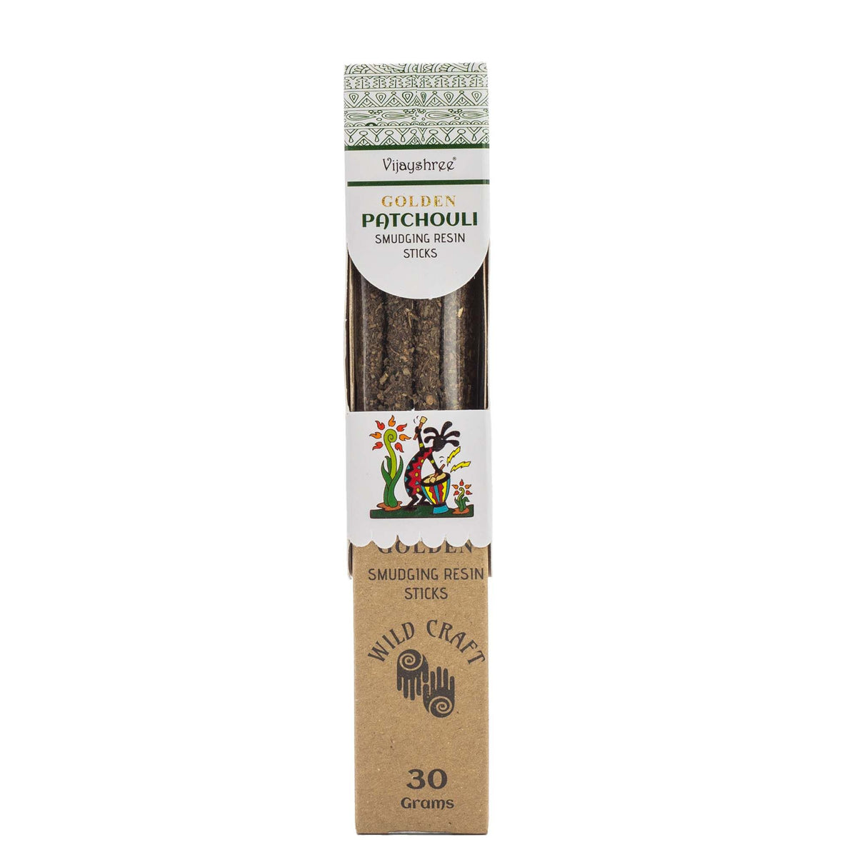 Golden Patchouli Smudging Resin Sticks – 30g product image 7