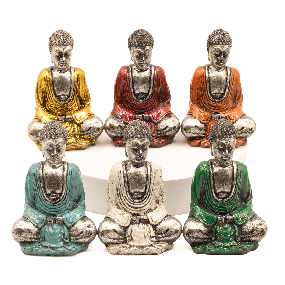Silver Mini Buddha (Assorted Colours) product image