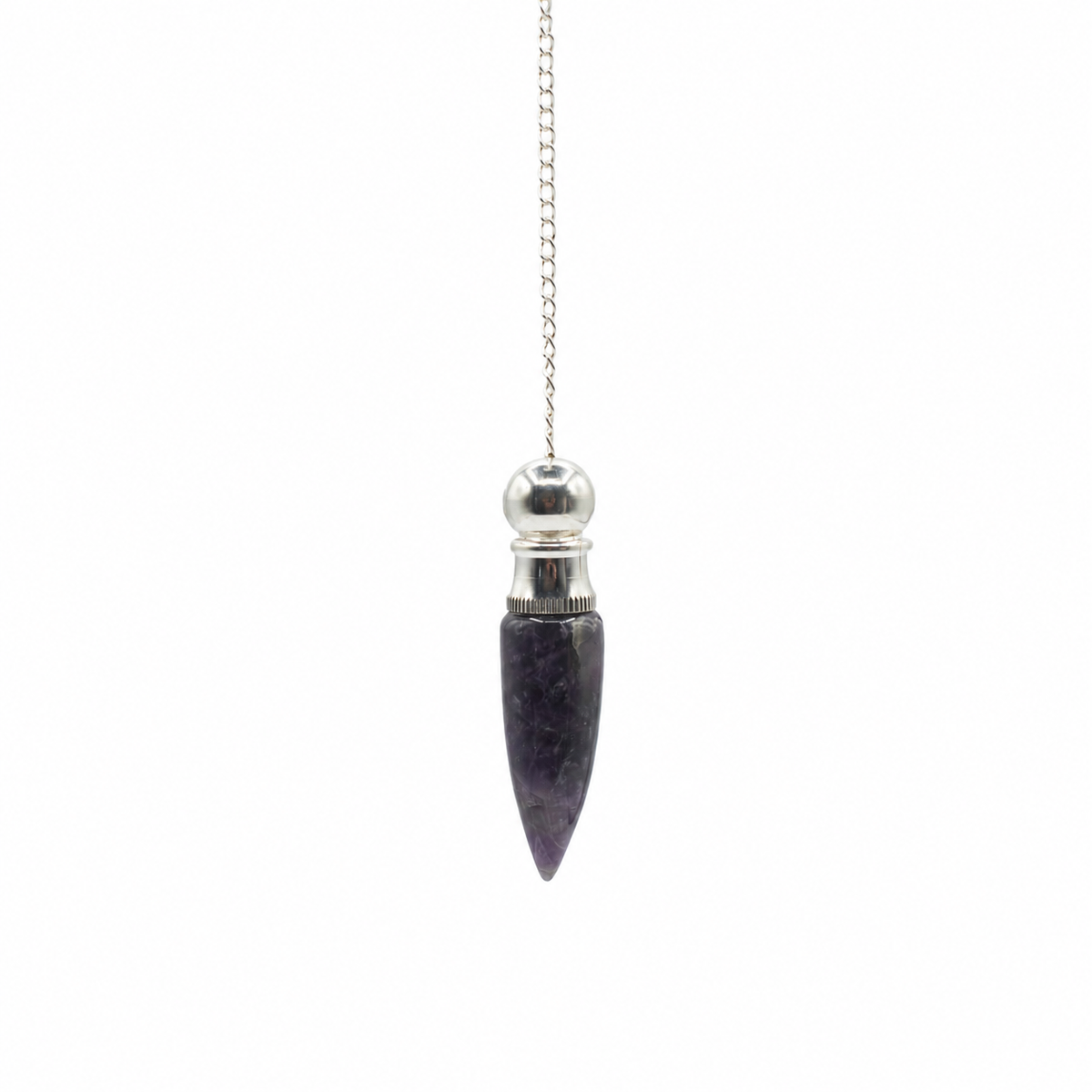 Secret Cavity Discovery of Truth Pendulum - Amethyst - Silver Plated product image 2
