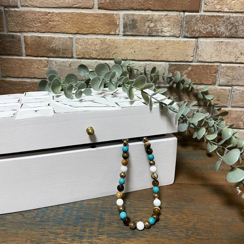 Vintage Deco - Multi Purpose Box - 22x12x10cm - White Diamonds product image