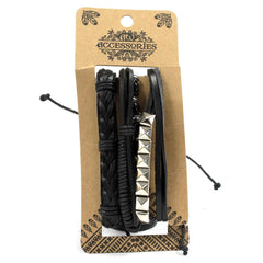Mens Bracelet Sets - Black & Macho (asst) product image 4