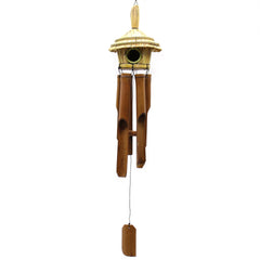 Round Seagrass Bird Box with Chimes 45x17cm product image 5