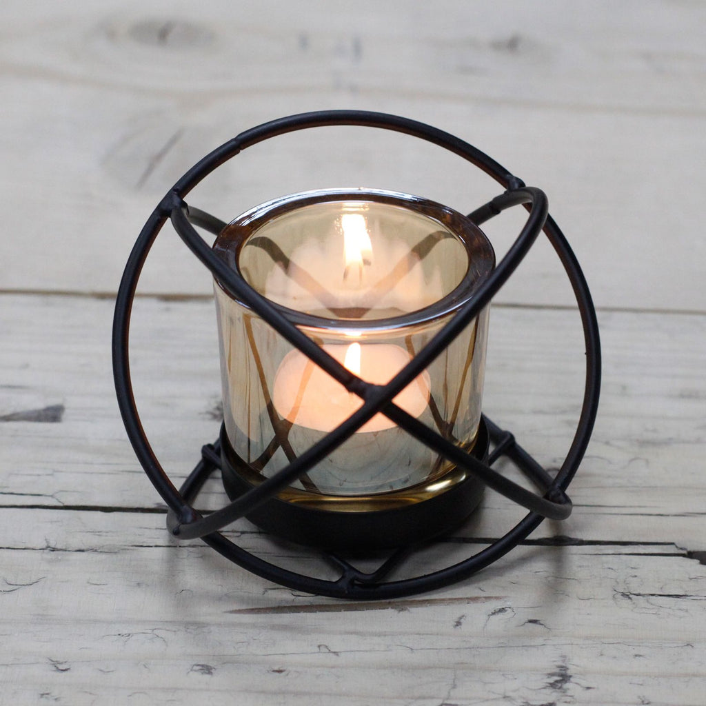 Centrepiece Iron Votive Candle Holder - 1 Cup Single Ball product image