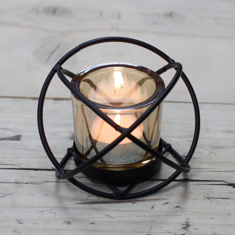 Centrepiece Iron Votive Candle Holder - 1 Cup Single Ball product image