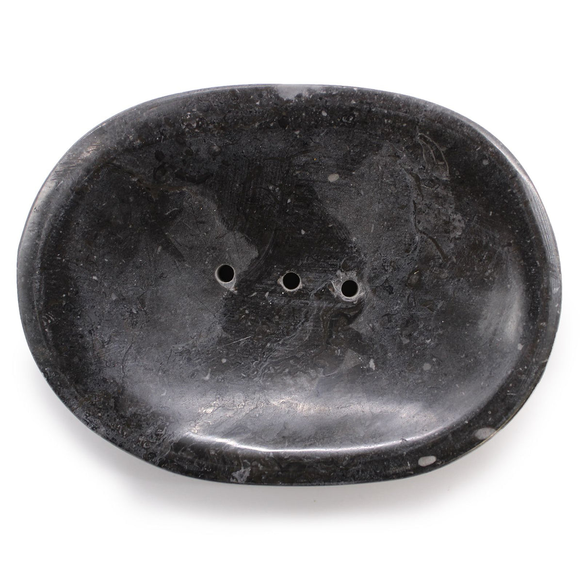 Classic Oval Black Marble Soap Dish product image 2