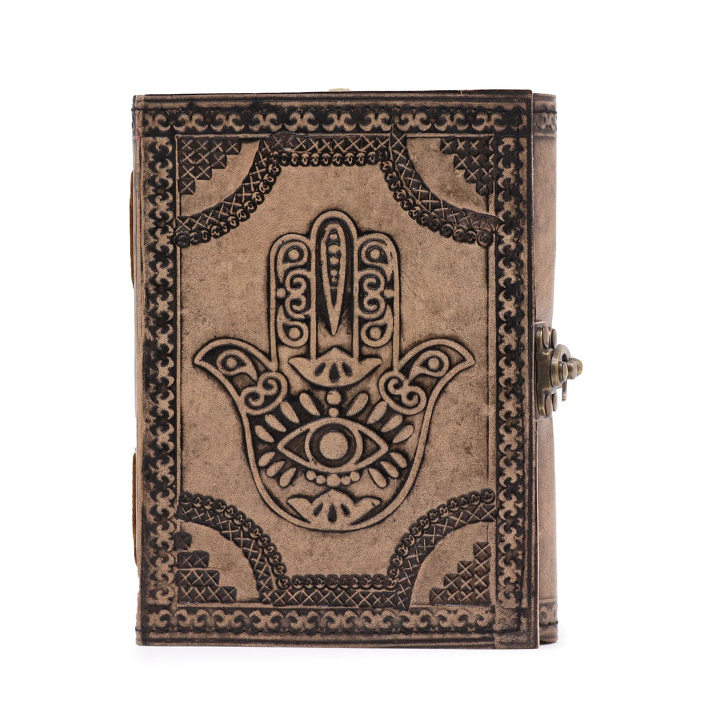 Hamsa - Esoteric Notebook - Antique Grey - 200 pages Stich Edge- 17.5x12.5x3cm product image 3