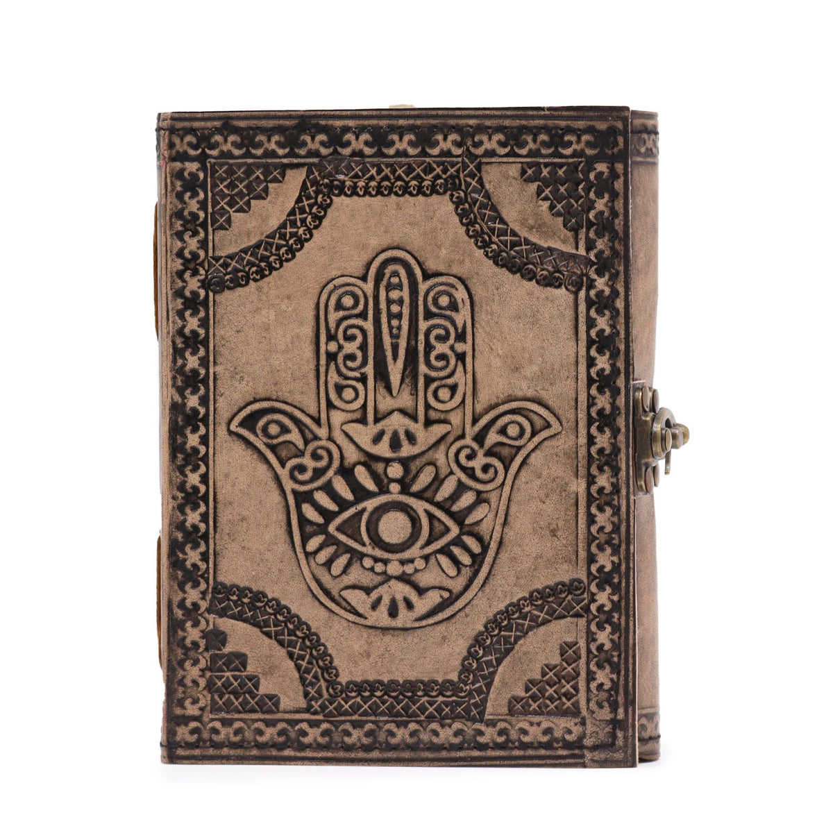 Hamsa - Esoteric Notebook - Antique Grey - 200 pages Stich Edge- 17.5x12.5x3cm product image 3