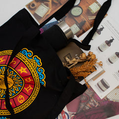 Iconic Classic Tote Bag - Zodiac Sun - Black 6oz product image 6