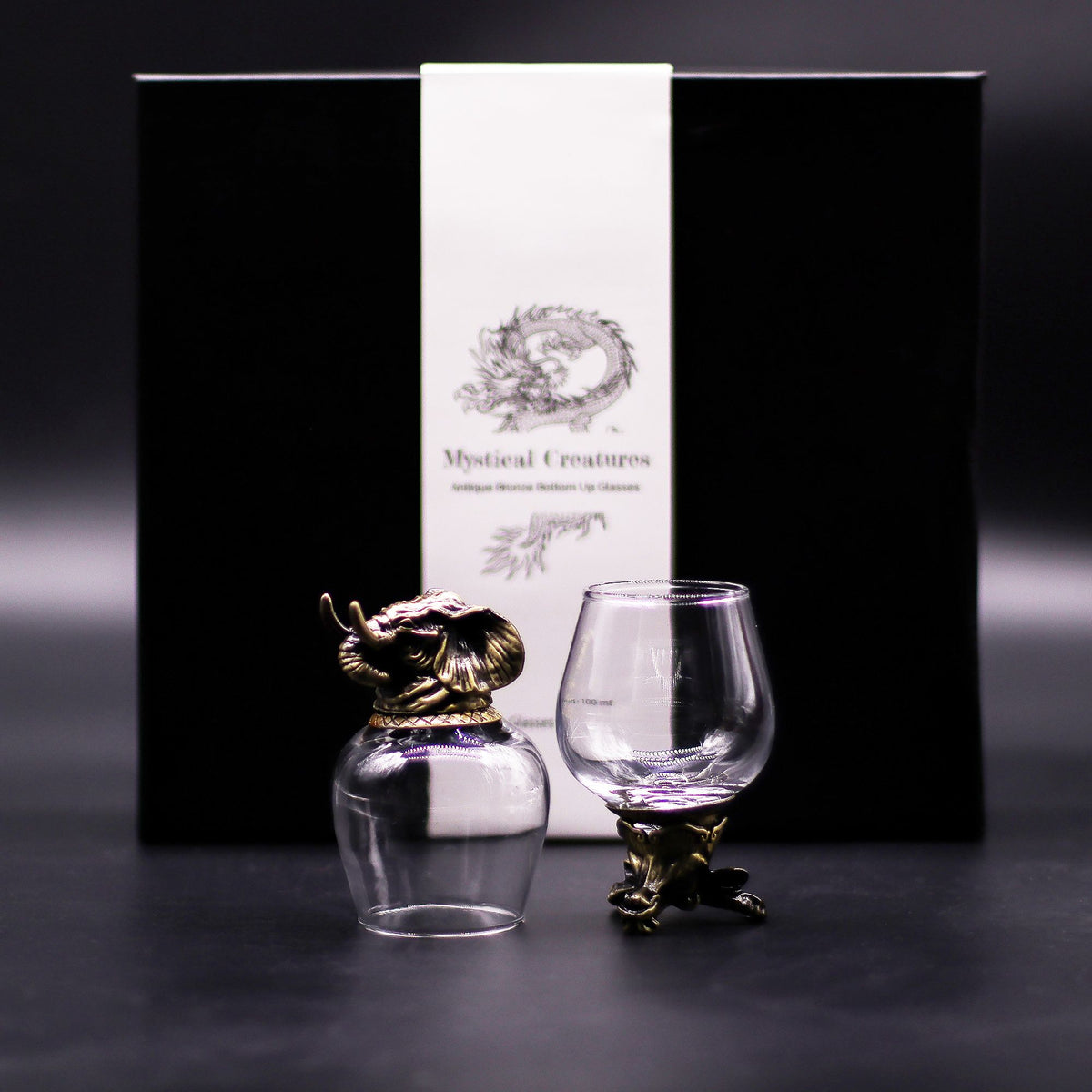 Gift Set of 6 Glasses (100ml) - Mystical Creatures - Antique Bronze product image 5