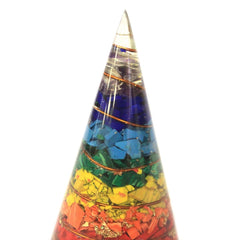 Orgonite Cone - 80mm - Multichip product image 3