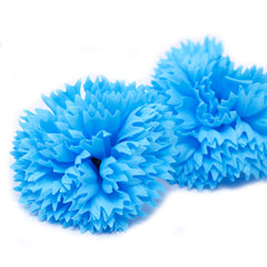 Craft Soap Flowers - Carnations - Sky Blue product image 3