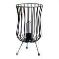 Tall Salt Rock Brazier, Pink Salt Chunks, Cable & Bulb product image
