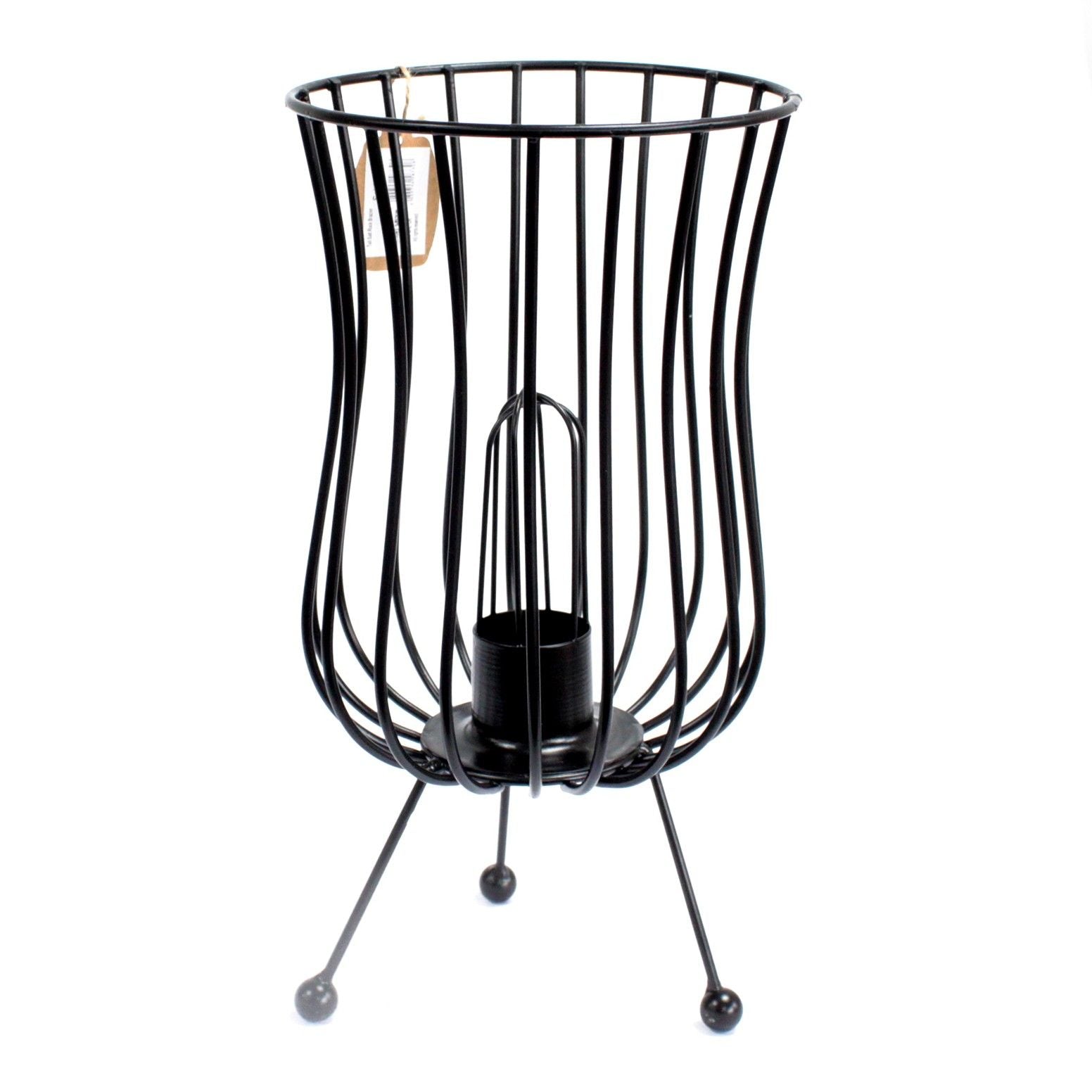 Tall Salt Rock Brazier, Pink Salt Chunks, Cable & Bulb product image