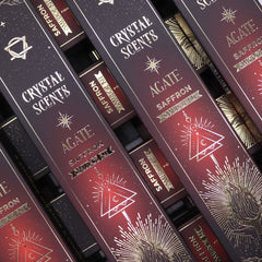 Red Agate Crystal Scents Smudge Incense - Saffron product image 3