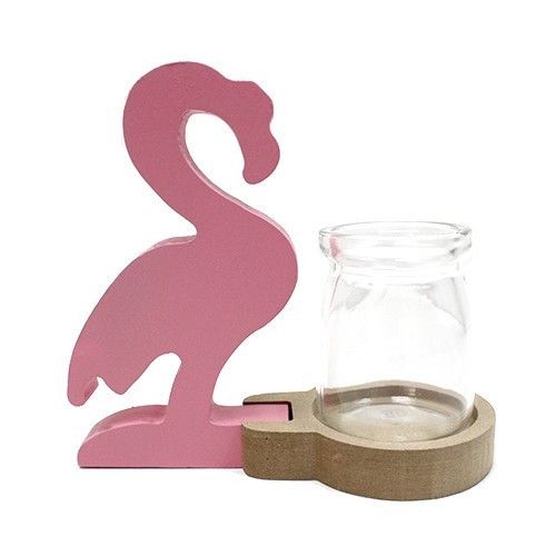 Hydroponic Home Décor - Pink Flamingo Pot product image
