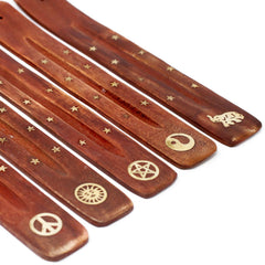 Brass Inlaid Ashcatcher - Mango Wood product image 3
