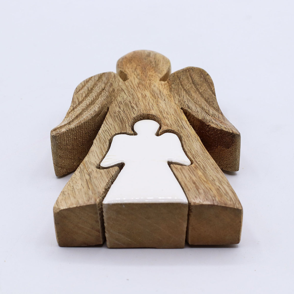 Mango Wood Angel in Angel - White Enamel product image 6