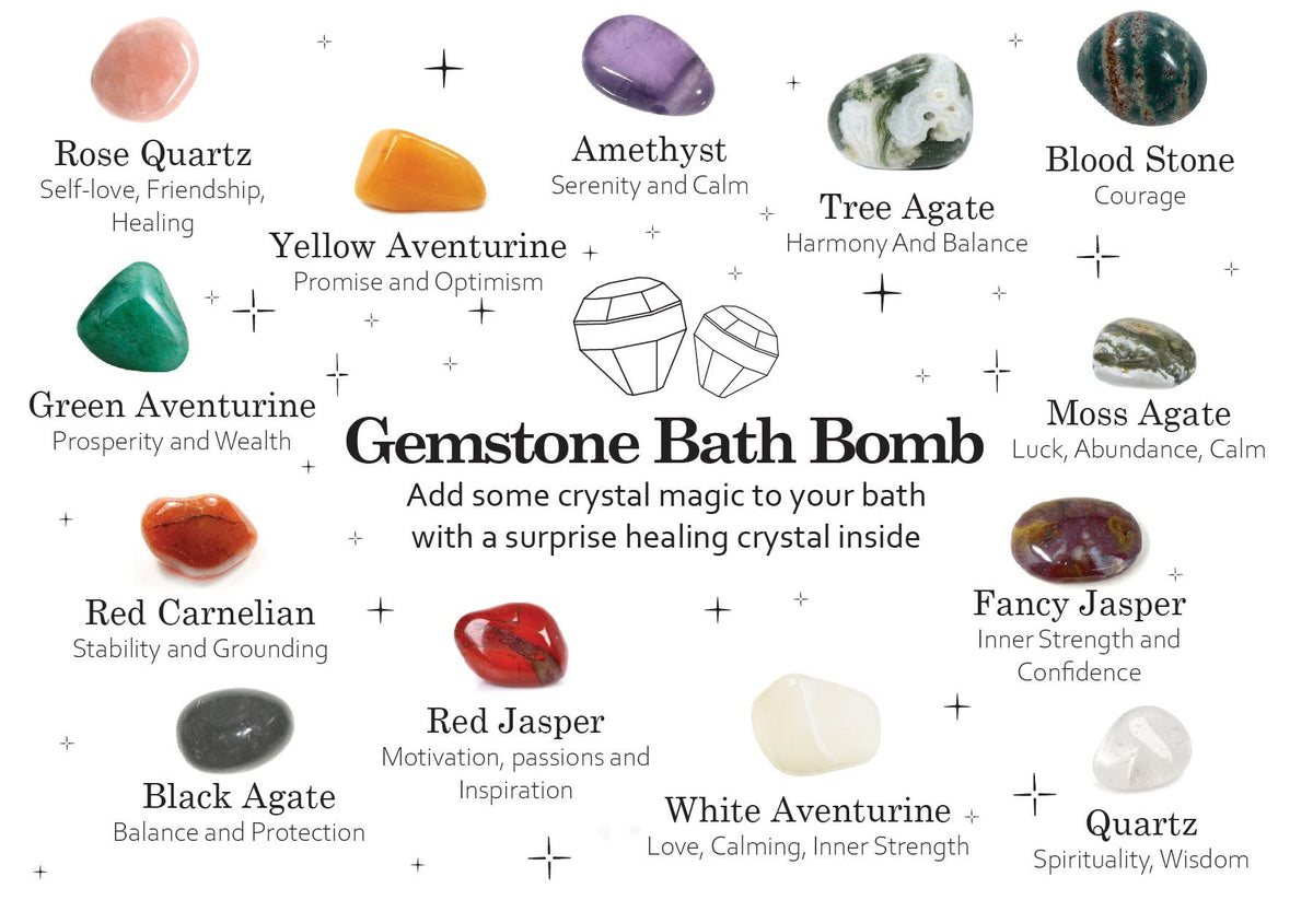 Gemstone Bath Bomb - Raspberry & Pomegranate product image 8