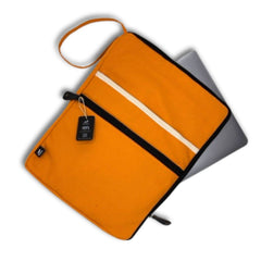 Canvas Large Laptop Pouch - Orange product image 6