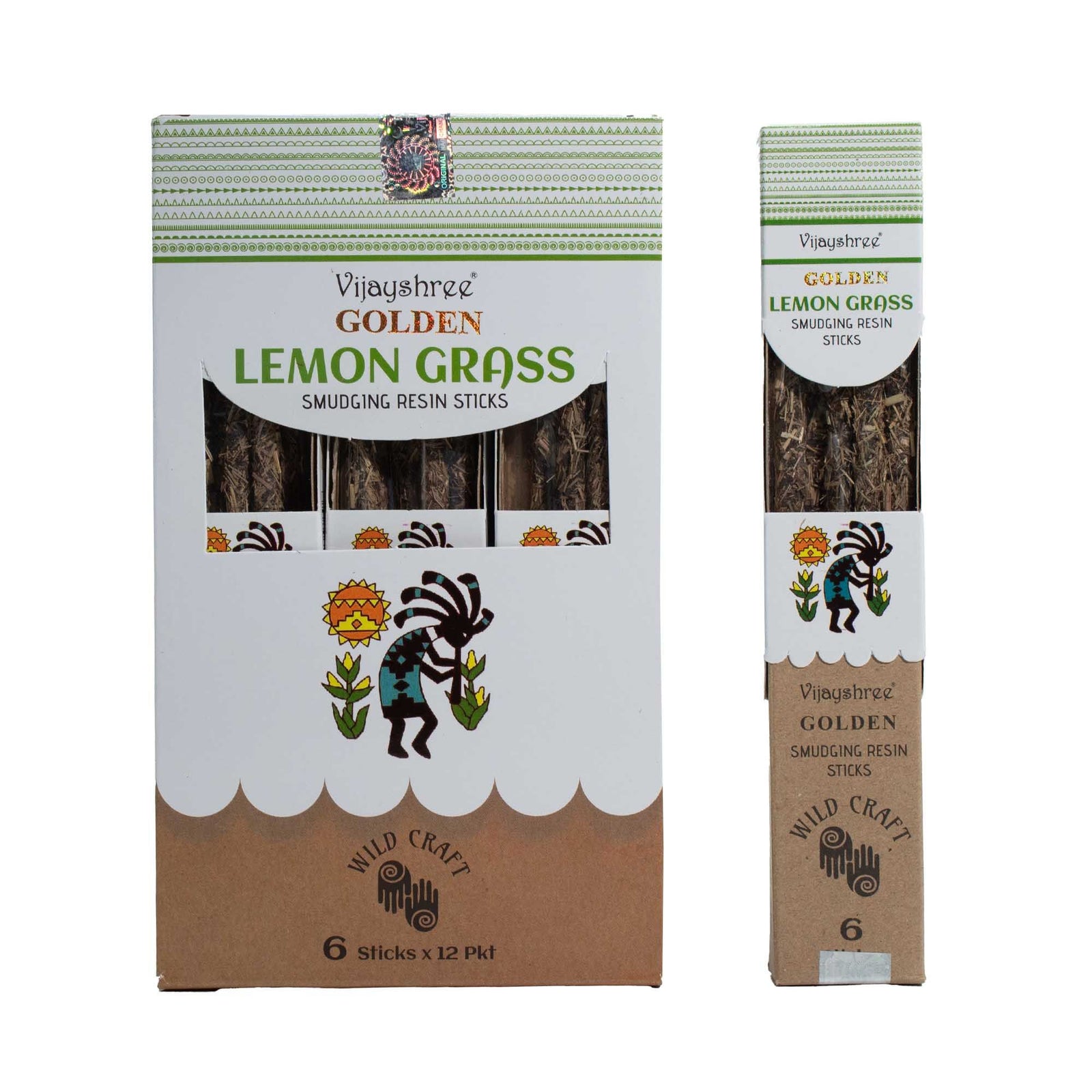 Golden Lemon Grass Smudging Resin Sticks - 30g product image