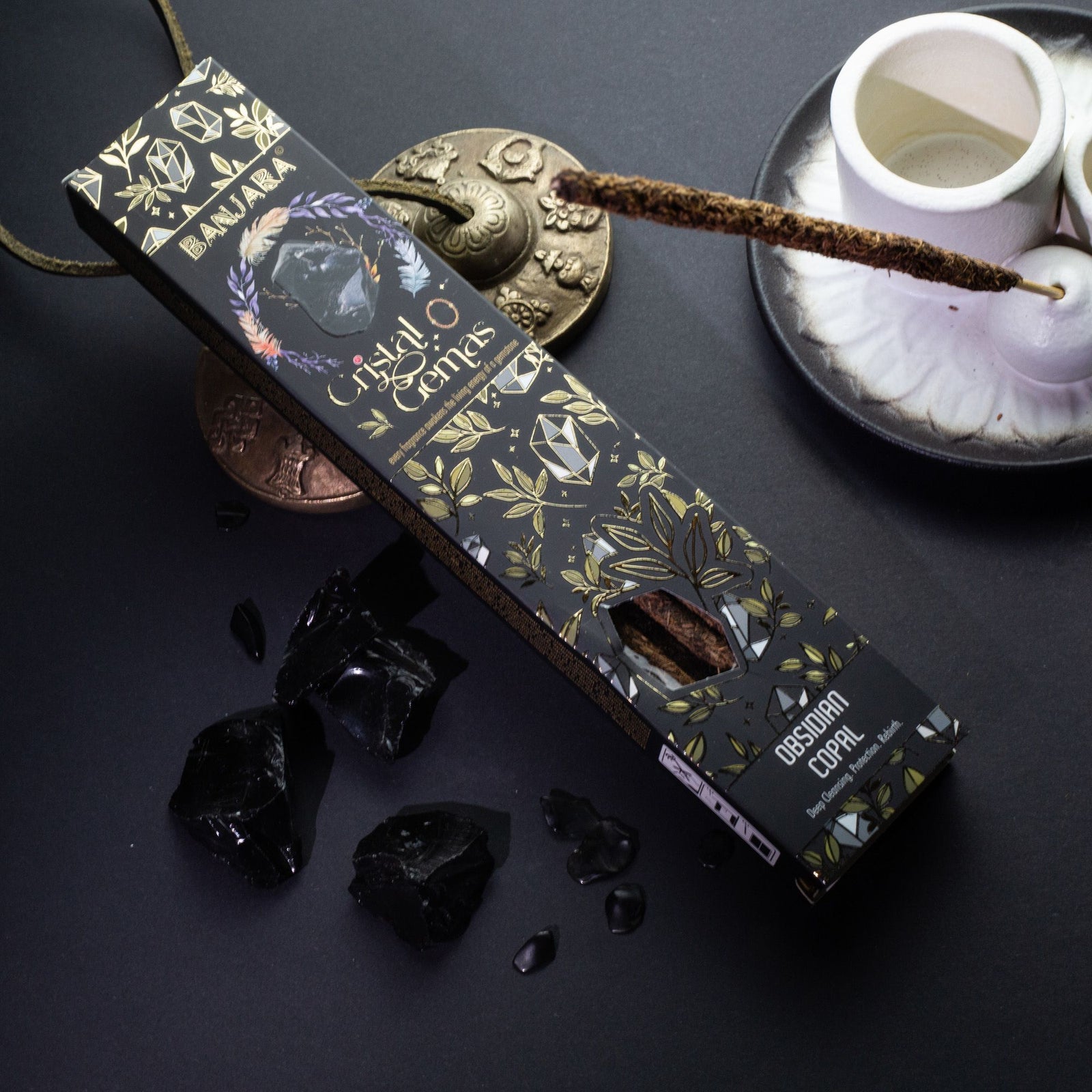 Banjara Cristal Gemas Incense Sticks - Turquoise White Sage